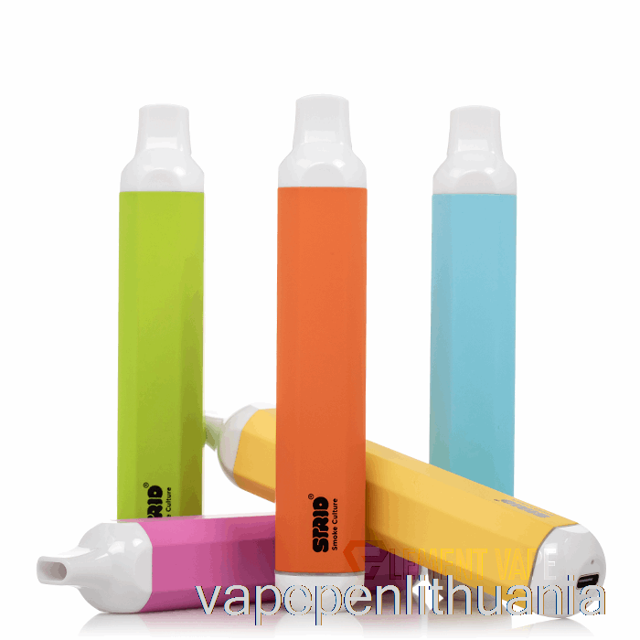 Strio Cartboy 510 Akumuliatoriaus Rožinis žalias Vape Skystis